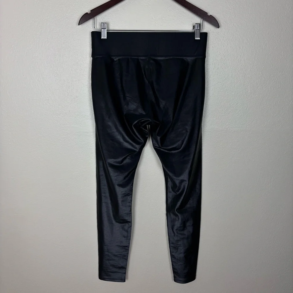 Carbon38 Regular Rise 7/8 Length Legging In Takara Shine Black Womens Size Large - Picture 4 of 6